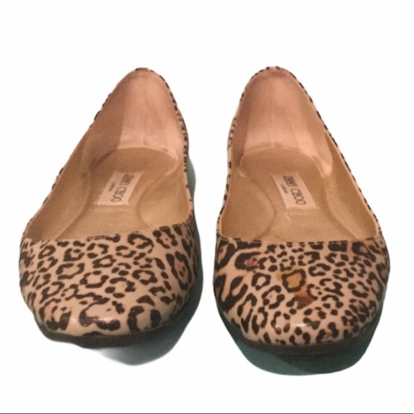 Jimmy Choo leopard weekend flat size 39 - Picture 2 of 9